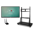 ViewSonic IFP6550-E2 65'' ViewBoard® 4K Ultra HD Interactive Flat Panel Bundle