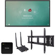 ViewSonic IFP9850-C1 98 inch ViewBoard, 4K Ultra HD Interactive Flat Panel Chrome Bundle front