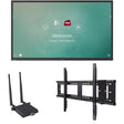 ViewSonic IFP9850-E1 98 inch ViewBoard, 4K Ultra HD Interactive Flat Panel Chrome Bundle 1 front