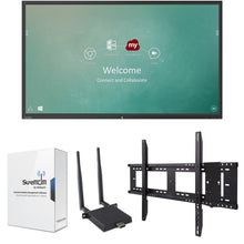 ViewSonic IFP9850-M1 98 inch ViewBoard, 4K Ultra HD Interactive Flat Panel Chrome Bundle 1 front