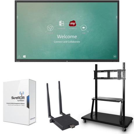 ViewSonic IFP7550-M2 75'' ViewBoard® 4K Ultra HD Interactive Flat Panel MDM Bundle 2