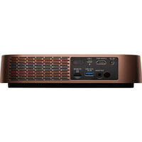 ViewSonic M2 1200 Lumen Full HD Smart DLP Projector with Wi-Fi view of ports inputs and outputs