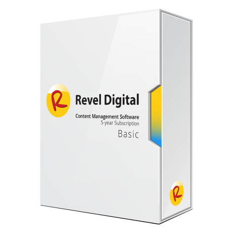 ViewSonic SW-090-3 Revel Digital CMS, Basic Subscription Plan License Key for 60 Months (5 Years) for one device