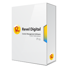ViewSonic SW-091-3 Revel Digital CMS, Pro Subscription Plan License Key for 60 Months (5 Years) for one device