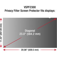 ViewSonic VSPF2300 Privacy Filter for 23 Display
