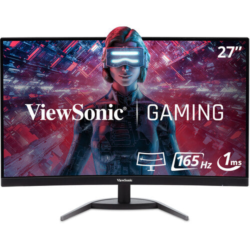 ViewSonic VX2768-PC-MHD 27 16 9 Curved FreeSync 165 Hz FHD VA Gaming Monitor