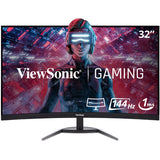 ViewSonic VX3268-2KPC-MHD 32 16 9 Curved FreeSync 144 Hz QHD VA Gaming Monitor