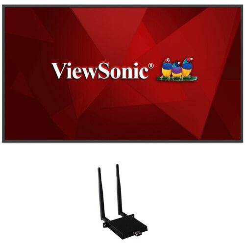 ViewSonic CDE6530-W1 65" UHD 4K Commercial Monitor with Wireless Module