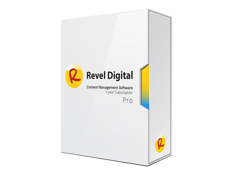 Viewsonic SW-091 Revel Digital CMS, Pro Subscription Plan License Key for 12 Months (1 Year) for one device