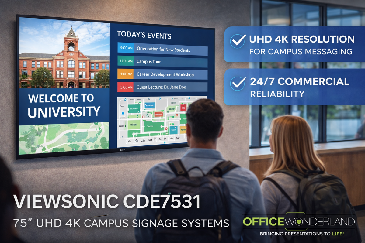 ViewSonic CDE7531 75" UHD 4K Commercial Monitor - Buy Online | Authorized Dealer