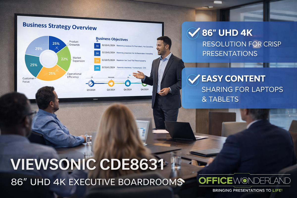 ViewSonic CDE8631 86" UHD 4K Commercial Monitor - Buy Online | Authorized Dealer