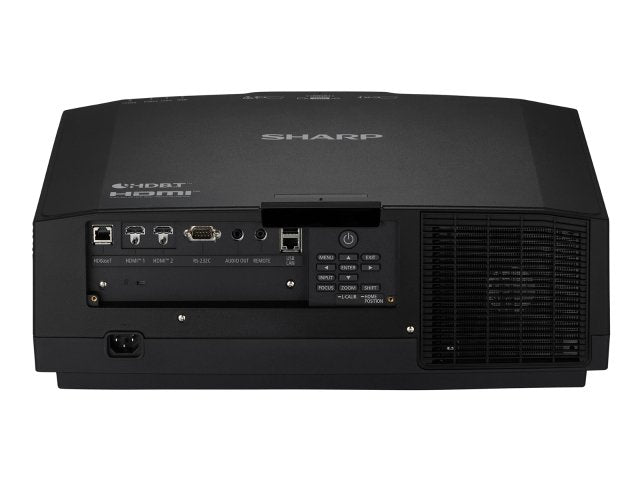 Sharp XP-V801U-B Rear Inputs