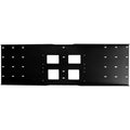 Peerless-AV Triple-Stud Wall Plate, Model WSP-724 (Black)