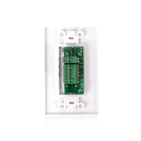 Wall Plate Input Select Switch with Volume Control 10k Pot and Input Indicator Use With AAPHD Amplifiers 1