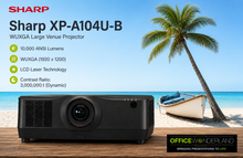 Sharp XP-A104U-B WUXGA Large Venue Projector (Black)