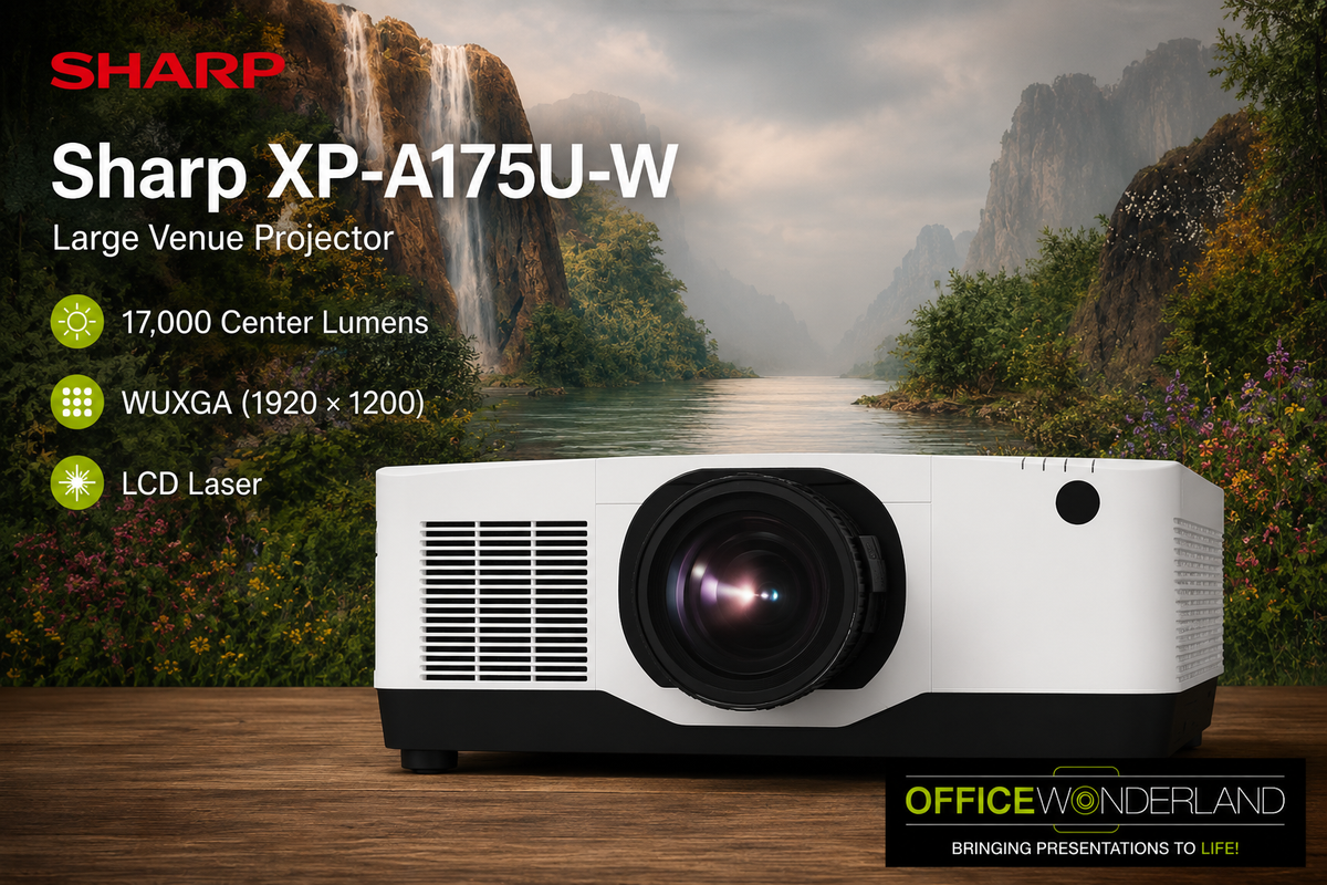 Sharp XP-A175U-W WUXGA Large Venue Projector (White)