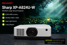 Sharp XP-A824U-W WUXGA Large Venue Projector (white)