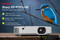Sharp XP-P701U-W WUXGA Laser LCD Projector (White)