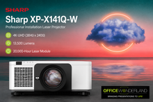 Sharp XP-X141Q-W 4K UHD Professional Installation Laser Projector
