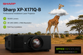 Sharp XP-X171Q-B 4K UHD Professional Installation Laser Projector (Black)