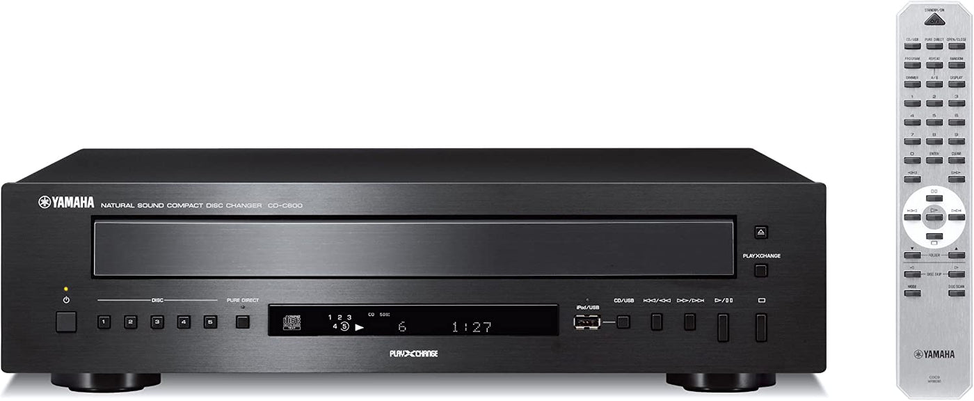 YAMAHA CD-C600BL 5-Disc CD Changer Black