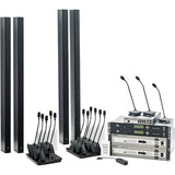 Yamaha Conference Ensemble For Boardroom, Black Speaker, 16 Microphones