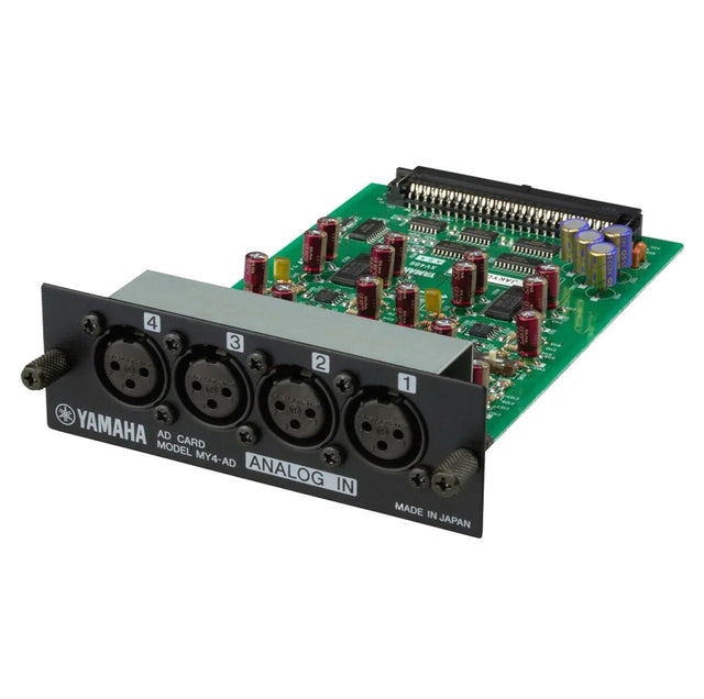 Yamaha Rio Input Module Yamaha MY4-AD Analog Input Expansion Card – OfficeWonderland