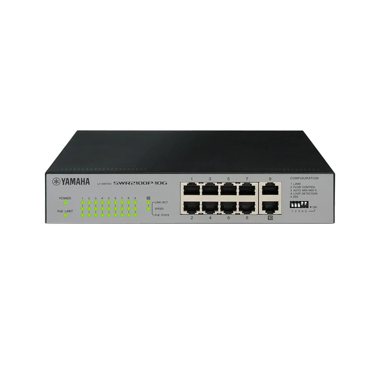 Yamaha SWR2100P-10G 10-Port L2 Network Switch