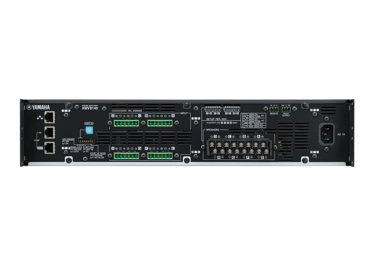 Yamaha XMV8140 8-Channel Power Amplifier – OfficeWonderland