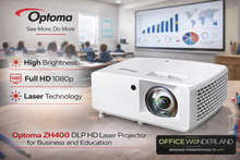 Optoma ZH400 DLP HD Laser Projector for Business and Education