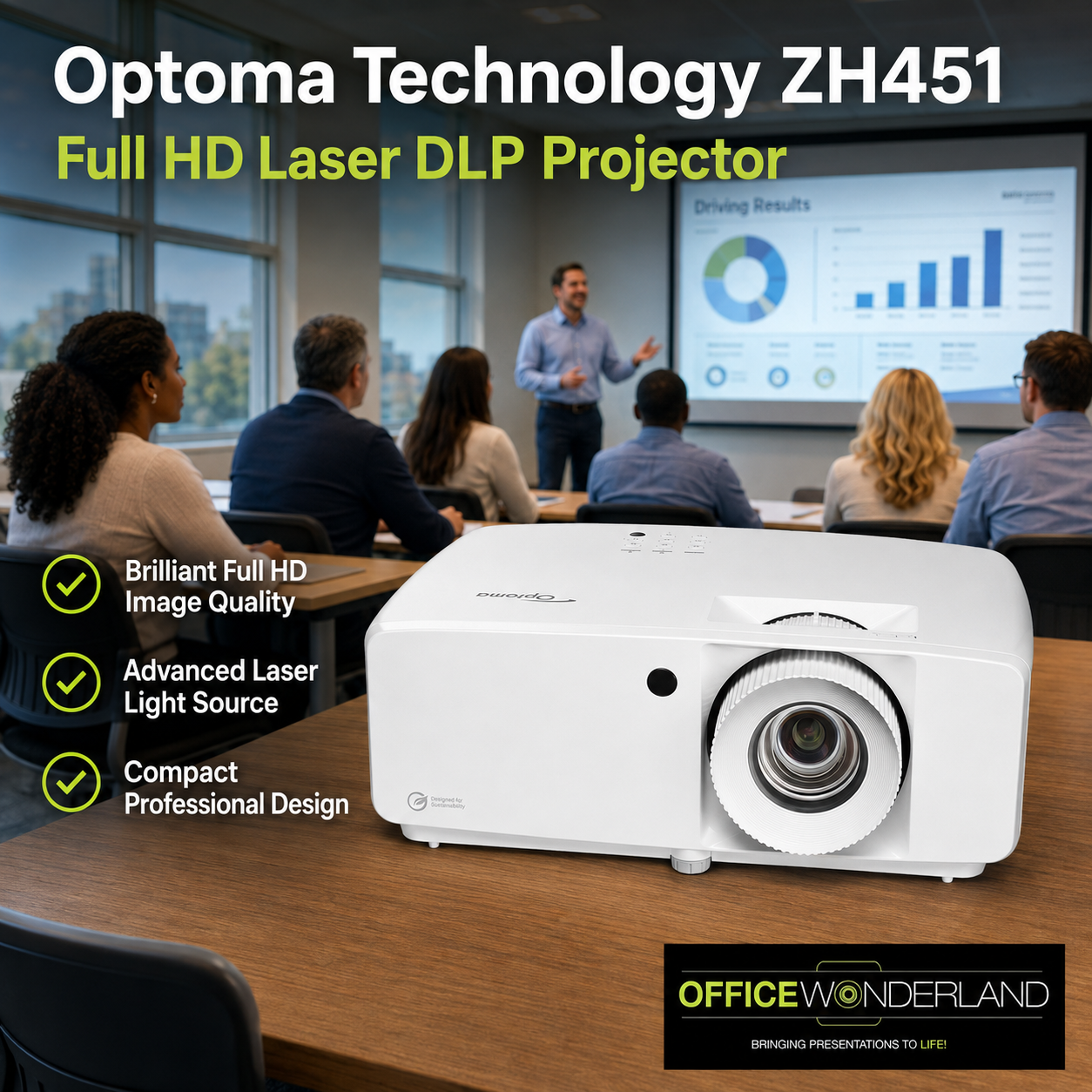 Optoma Technology ZH451 Full HD Laser DLP Projector