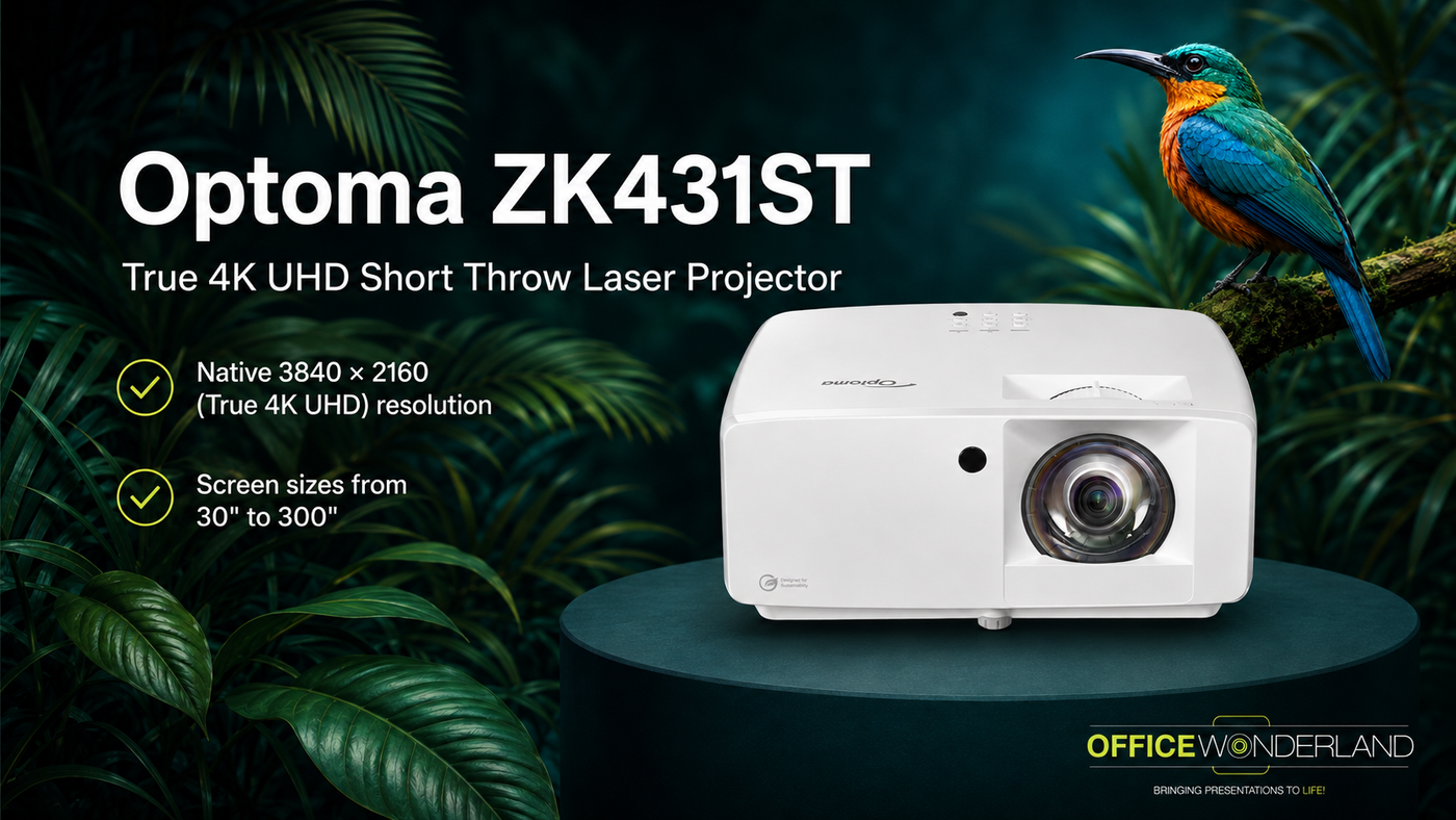 Optoma ZK431ST True 4K UHD Short Throw Laser Projector