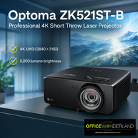 Optoma ZK521ST-B 4K UHD Short Throw Laser Projector | 5,100 Lumens