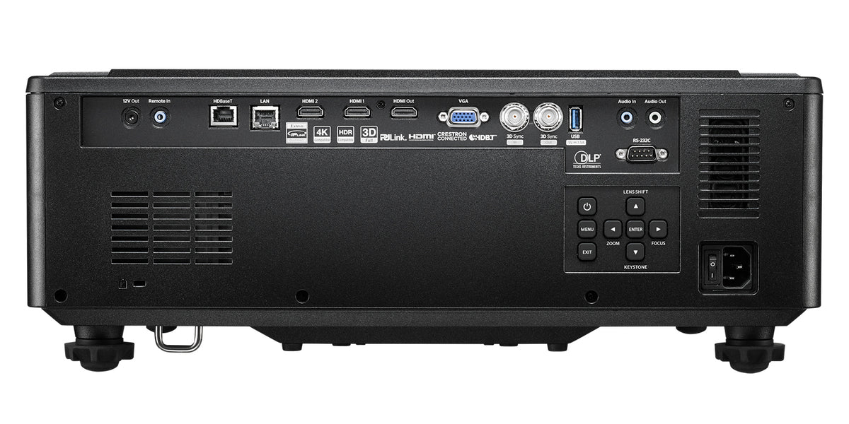 Optoma ZU920TNL  9,800 lumens  Large Venue Projector rear