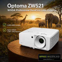 Optoma ZW521 Compact 6000 Lumens High Brightness Laser Projector