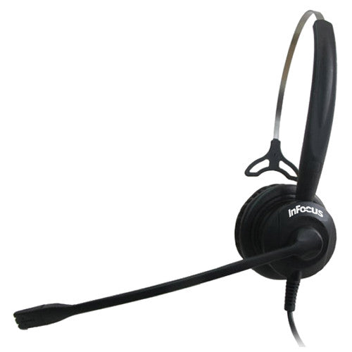 InFocus HW-HEADSET-M Mono Noise-Canceling Headset