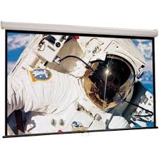 Draper 207101 Luma Manual Wall and Ceiling Projection Screen - 52" x 92" - Matte White - 106" Diagonal