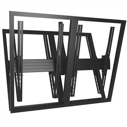 Chief FUSION LCB2X1UP Large Portrait Ceiling Mounted 2 x 1 Menu Board For 40 - 55" Displays