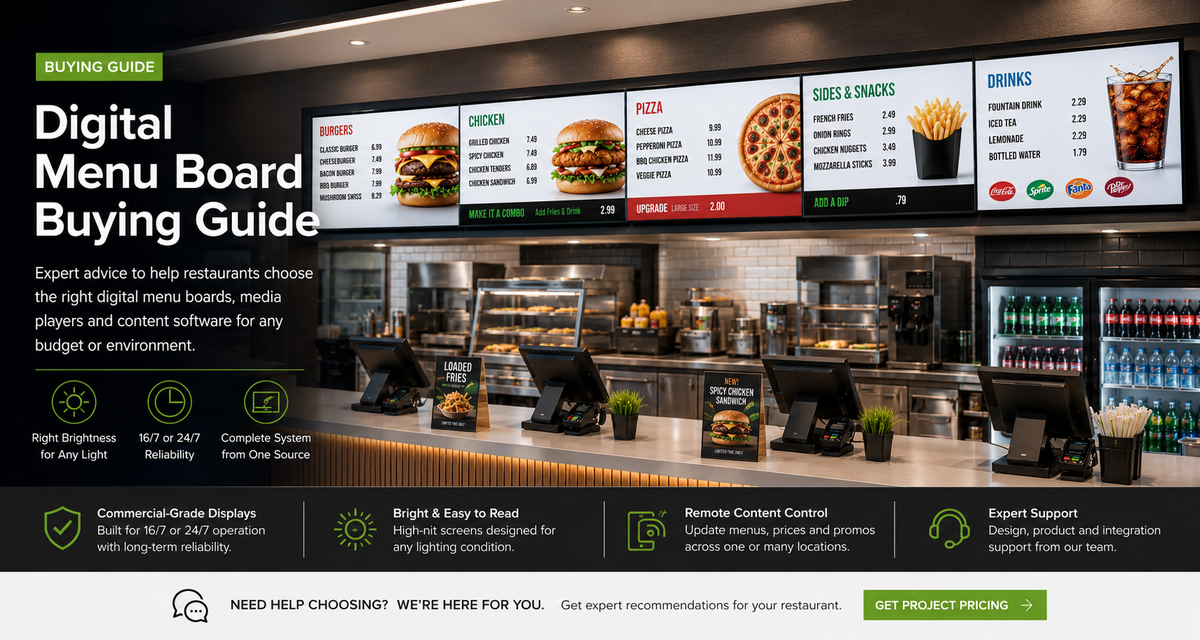 digital menu board guide