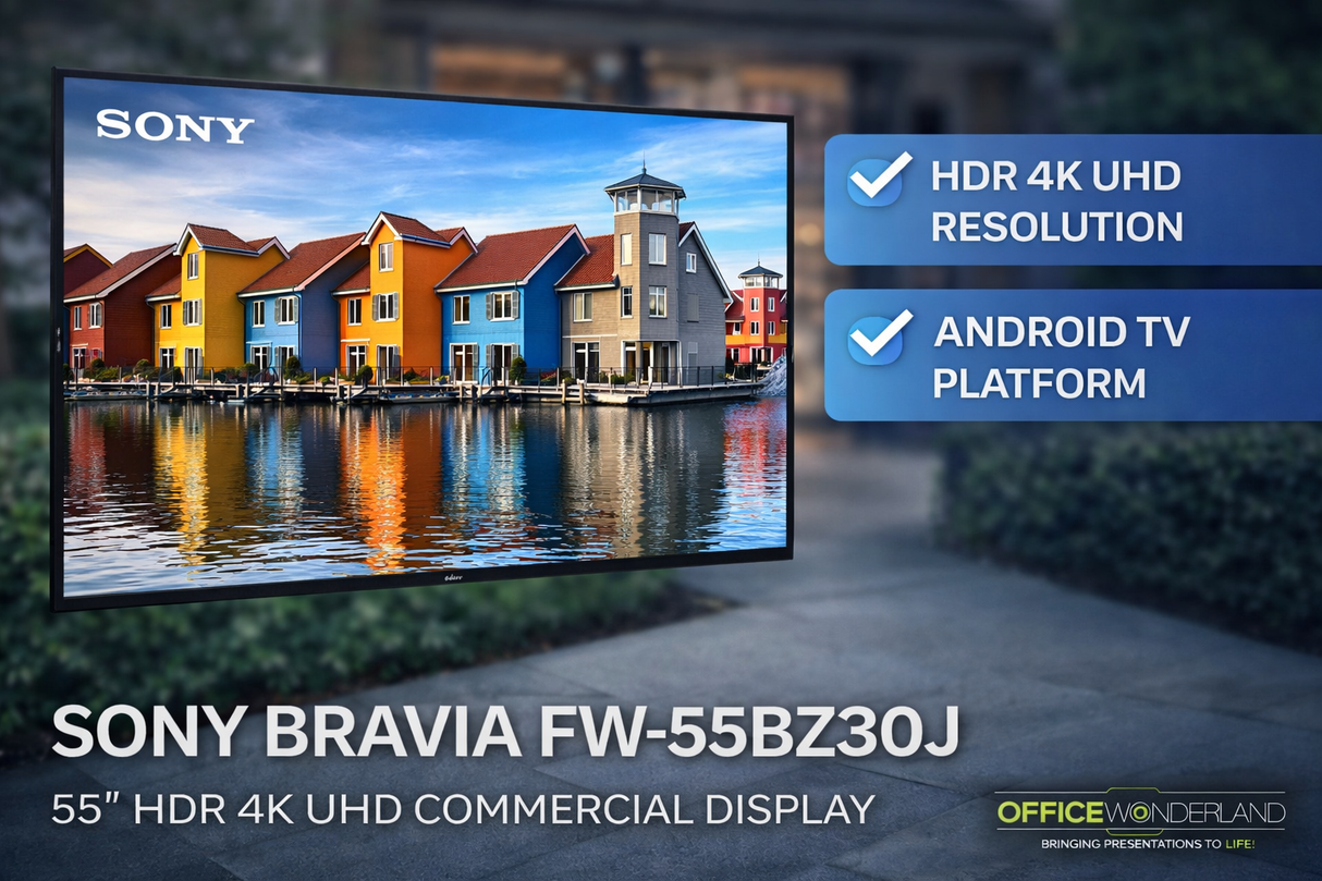 Sony BRAVIA FW55BZ30J 55" Class HDR 4K UHD Commercial IPS LED Display | Authorized Dealer