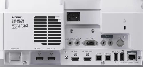 Epson BrightLink 780Ei rear inputs
