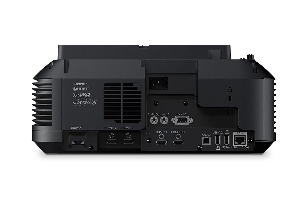 Epson PowerLite 875E Ultra Short Throw Projector Rear Inputs