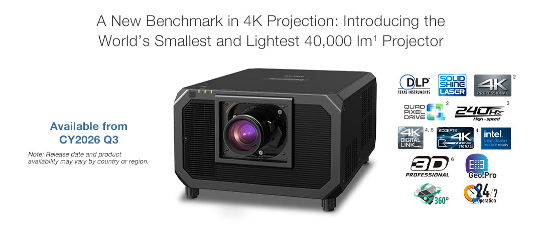 Panasonic PT-RQ45K Series 4K Large Venue Projector