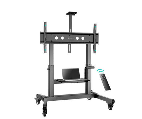 Onkron TS1991E Motorized Trolly cart for Displays  50"-100", max 286 lbs