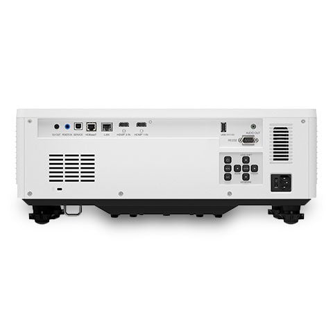 Sharp XP-P721Q-W Projector Rear Inputs