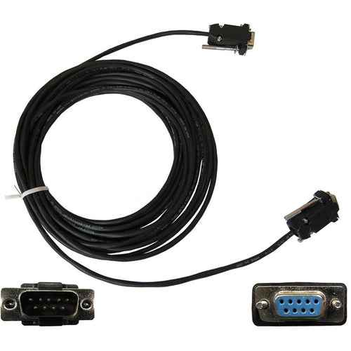 PTZOptics DB9M-F-50 Serial DB9 Extender Cable (50')