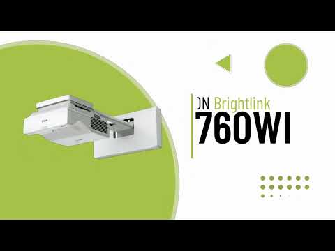 Epson BrightLink 760Wi WXGA Ultra Short Throw (UST) Projector V11HA80020