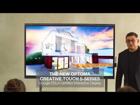 Optoma- 5863RK 86" Interactive 4K UHD flat panel