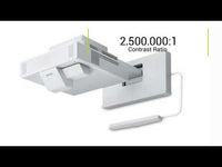 Epson V11H921520 BrightLink 1480Fi 1080p 3LCD Interactive Laser Short throw Projector