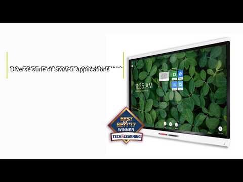 SMART Board SBID-7375P-M3 75" Interactive Flat Panel Display with iQ + SMART Meeting Pro+ Intel CC (M3) + Win 10 Pro